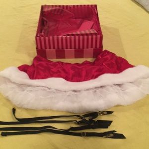 Victoria’s Secret Santa lingerie skirt, one size